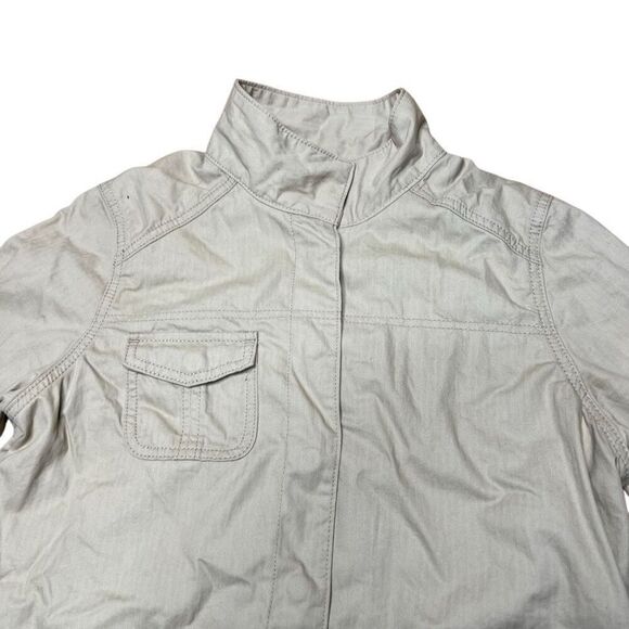 Y2K Levi’s Khaki Button Down Jacket Medium - Picture 2 of 9